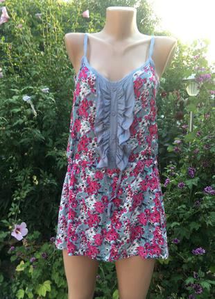 Майка туніка штапель