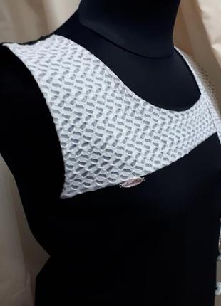 Черно-белый сарафан платье италия2 фото