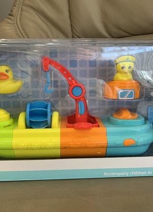 Іграшка для ванної кораблик-конструктор my baby