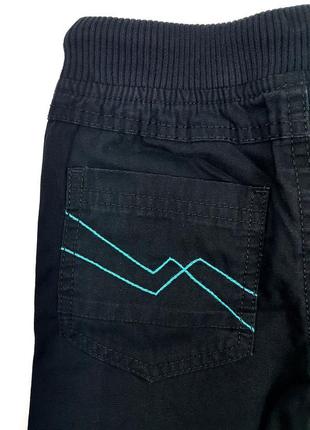 Черные термо штаны, джоггеры для мальчика98 р., lupilu4 фото