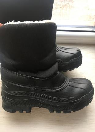 Чоботи сноубутси  31-32 р. резинові