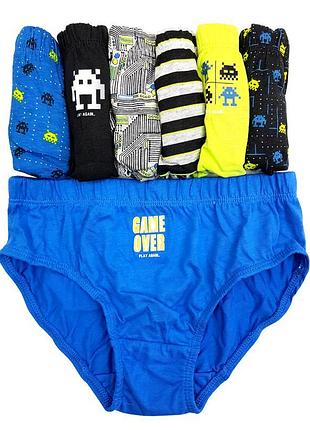 Трусы с элементами компьютерных игр на мальчиков, primark
