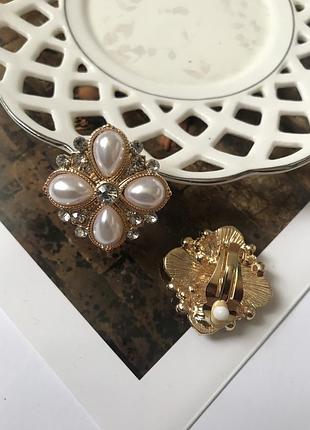 Клипсы для ушей/ клипсы серьги/ кліпси / кліпси без проколу