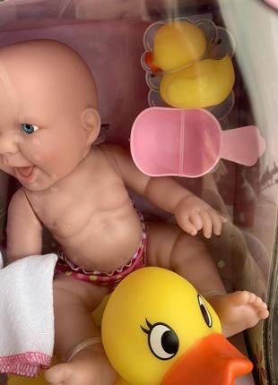 Лялька пупс для купання з аксесуарами warm baby4 фото