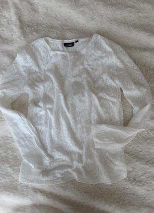 Белая кофточка kappahl