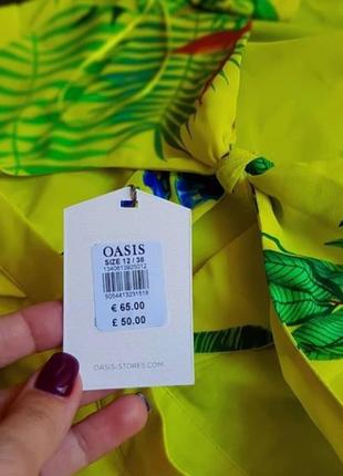 Яскраве літнє плаття красивий принт від світового бренду oasis новий з біркою2 фото