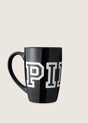 Идея для подарка 🎀 стильная брендовая лого pink чашка 500 мл 💕victoria's secret виктория сикрет вікторія сікрет оригинал