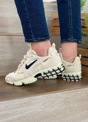 Женские стильные весенние кроссовки nike x stussy air zoom malaysia