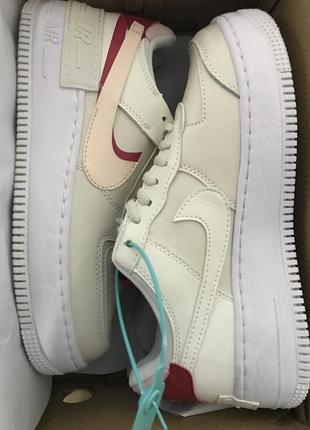 Кросівки новинка air force white shadow beige білі 2021 рік стильнийльвів стильний львів