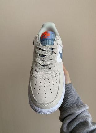 Nike air force 🆕шикарні жіночі кросівки🆕білі замшеві найк🆕жіночі кросівки🆕на вазі5 фото