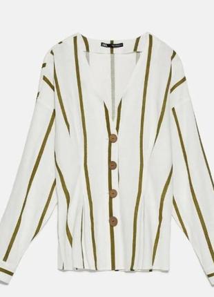 Шикарна лляна сорочка блуза zara льон льон