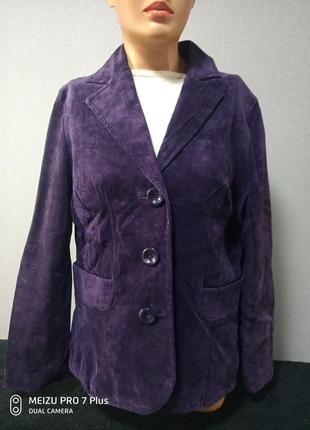 Новый натуральный замшевый жакет, пиджак, куртка tcm tchibo7 фото