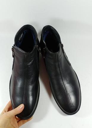 Классические зимние мужские ботинки. натуральный мех. фирма futerini2583 фото