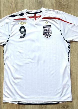 Колекційна футбольна форма umbro england home 2007/09 wayne rooney 9