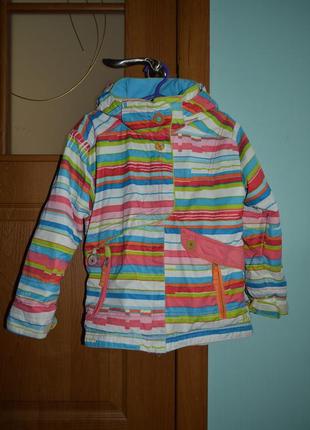 Термо куртка  для девочки obermeyer 5 лет,1 фото