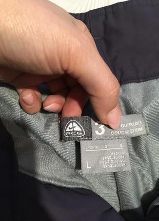 Спортивные горнолыжные лыжные штаны nike acg утепленные6 фото