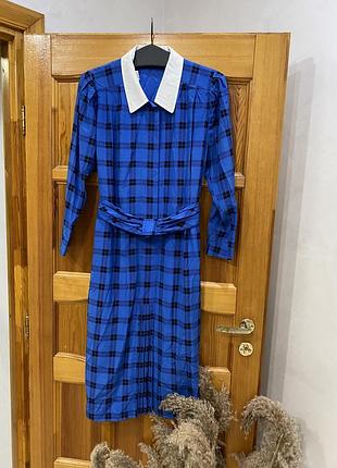 Винтажное платье миди 80-90х