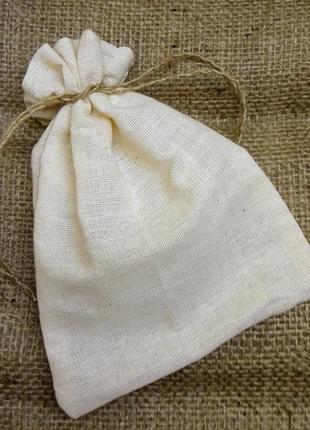Мешочки для хранения из натуральной ткани, бежевые мешки, различные размеры
