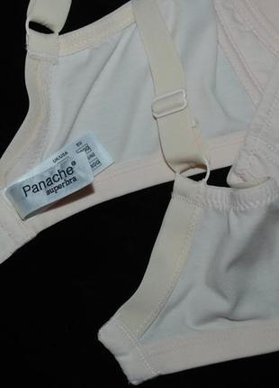 90gg / 40gg бавовняний бюстгальтер без кісточок для годування panache8 фото