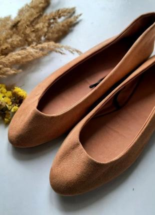 Штучна замша балєтки h&m 39