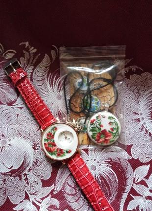 Набір прикрас з микровышивкой