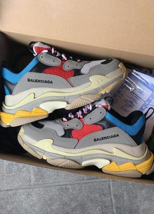 Кроссовки в стиле balenciaga triple s баленсиага кросівки чоловічі