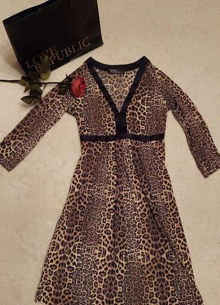 Новое леопардовое платье love republic сукня1 фото