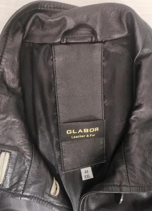 Плащ пальто кожа glabor leather and fur4 фото