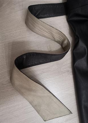 Плащ пальто шкіра glabor leather and fur 8