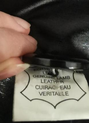 Плащ пальто шкіра glabor leather and fur 5