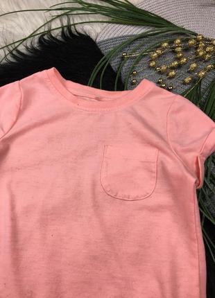 Светло-неоновая футболочка на 4-5 лет2 фото
