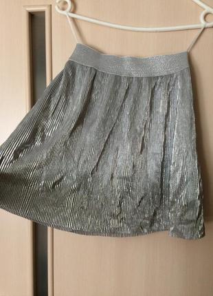 Серебряная юбка1 фото