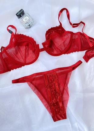 Luxe lingerie unlined demi bra комплект белье бюст лиф ліф бра 38в 85в victoria's secret3 фото