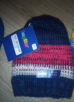 Шапка нова lupilu німеччина на флісі розмір 104-116 на 3-6 рокі