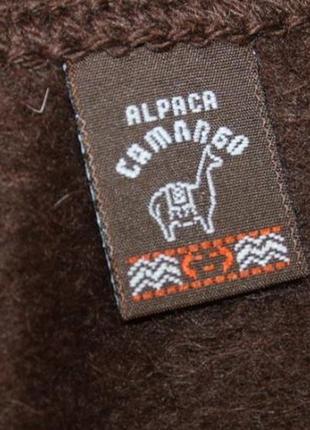 Теплый шарф из альпаки alpaca camagro3 фото