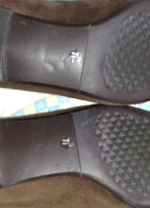 Туфли замшевые коричневые aerosoles-37р.сша.4 фото