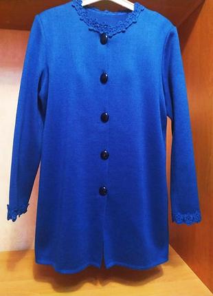 Эксклюзивный костюм-двойка (юбка + кардиган), 50 размер