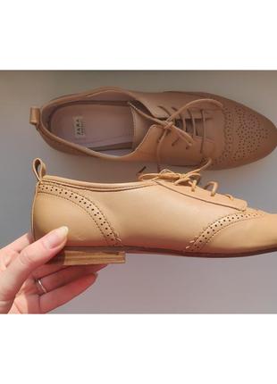 Красивые туфли на шнуровке 🔥zara🔥 trafaluc обувь туфли женские2 фото
