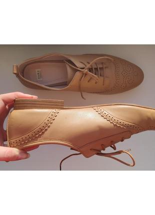 Красивые туфли на шнуровке 🔥zara🔥 trafaluc обувь туфли женские3 фото