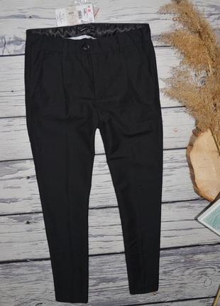 10/11 лет 146-152 см, новые фирменные брюки со стрелками мальчику модная классика reserved5 фото