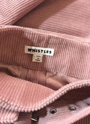 Высокие укороченные вельветовые  брюки whistles (cos toteme acne)9 фото