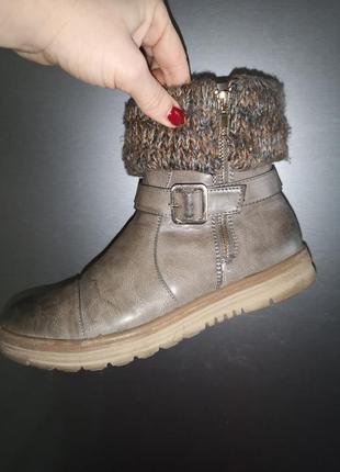 Полусапожки женские демисезонные ботинки на молнии замке
