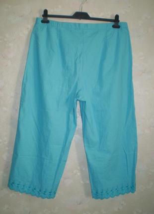 Новые шорты agenda  uk20 xl-xxl р.52-54 лен с хлопком бриджи капри, короткие брюки2 фото