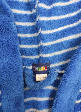 Мягкий, теплый, махровый, брендовый халат с капюшоном, для мальчика или девочки2 фото