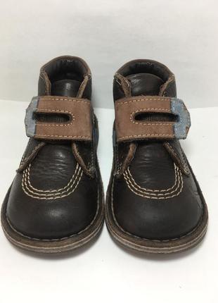 Оригинальные кожаные ботиночки kickers, р234 фото