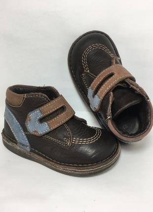 Оригинальные кожаные ботиночки kickers, р236 фото