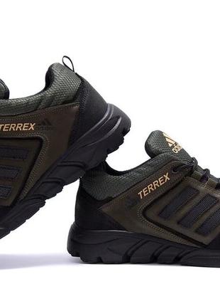 Мужские кроссовки из натуральной кожи adidas terrex10 фото