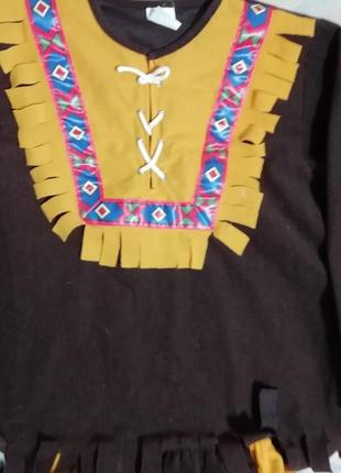 Карнавальный костюм индейца на 7-10лет2 фото