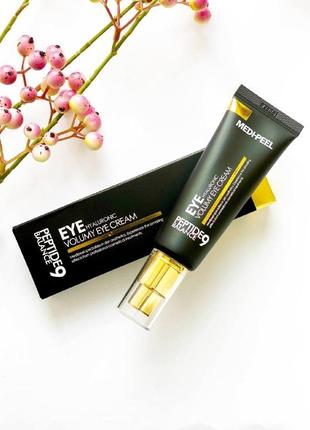 Омолаживающий пептидный крем для век medi-peel peptide 9 hyaluronic volumy eye cream1 фото