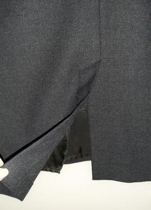 Юбка карандаш с карманами шерсть германия👍4 фото